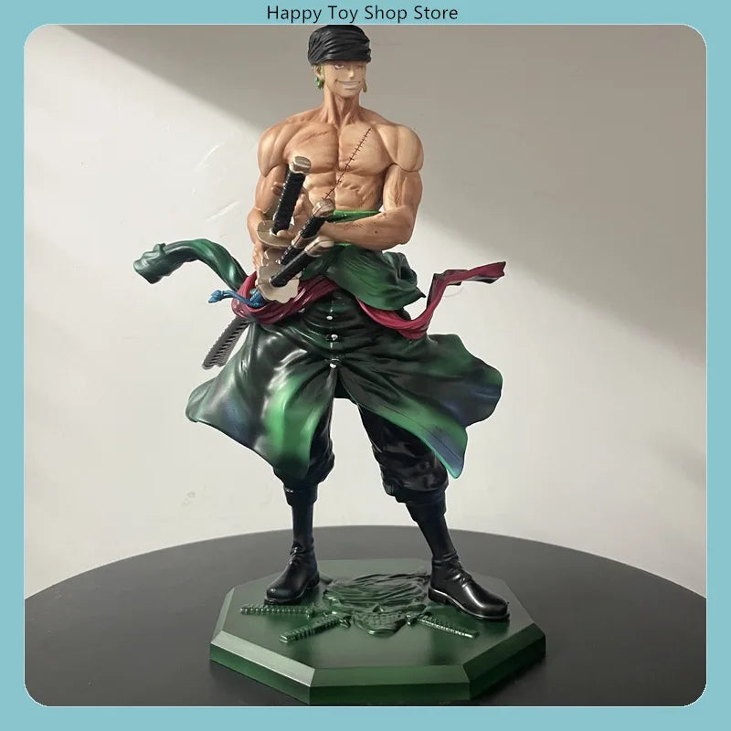 One Piece Roronoa Zoro Post Timeskip 27cm Standing Pose Anime Figure Statue Desktop Decoration Birthday Gift Collection
