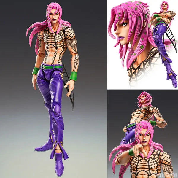 Jojo's Wonderful Adventure Superimage Garage Kit Movable Bruno Kujo Jotaro Apaki Action Figure Collectible Shouban Model Toy
