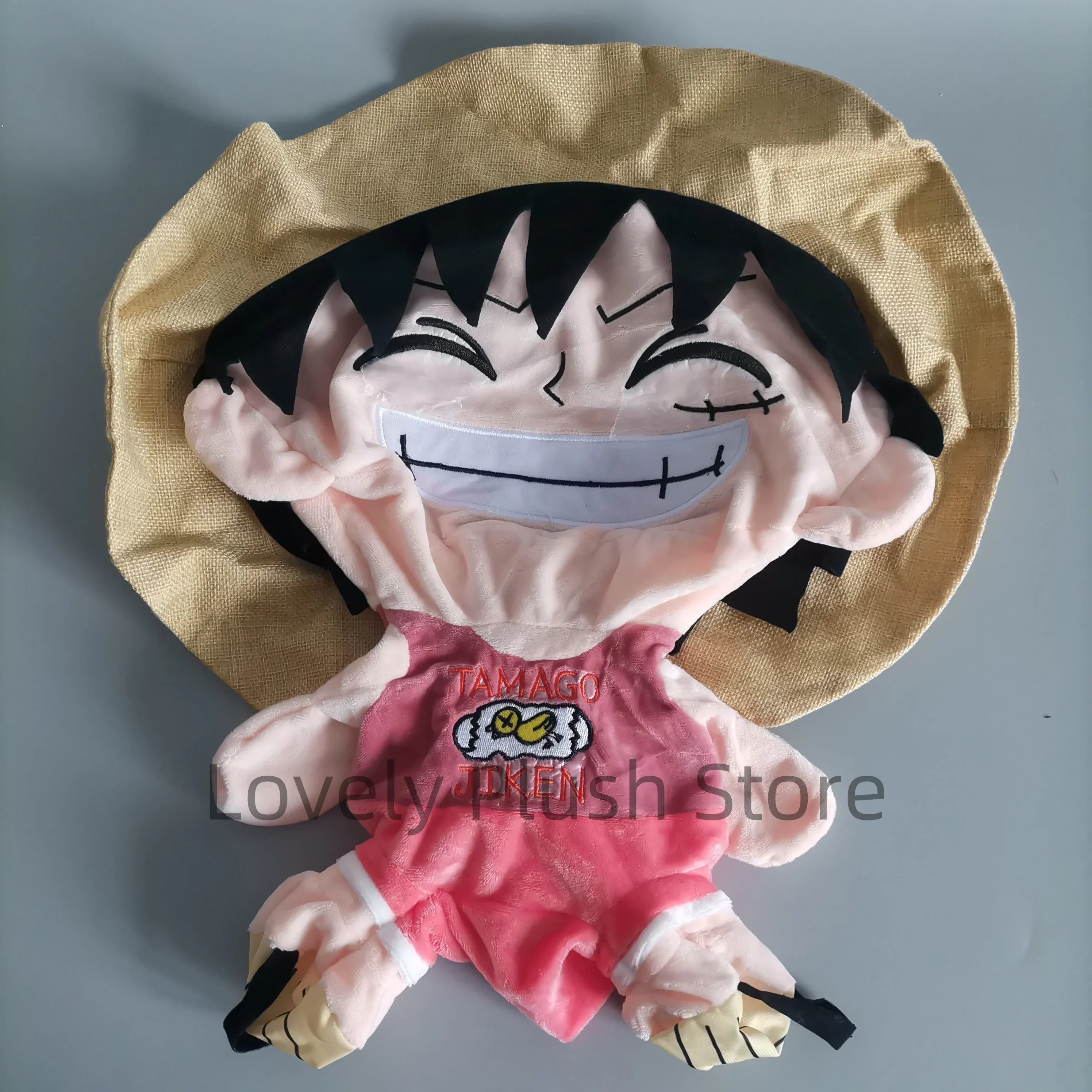 70cm Anime One Piece Monkey D Luffy Plush Toy Cartoon Cute Straw Hat Luffy Soft Stuffed Rag Doll Pillow Boys Girls Birthday Gift