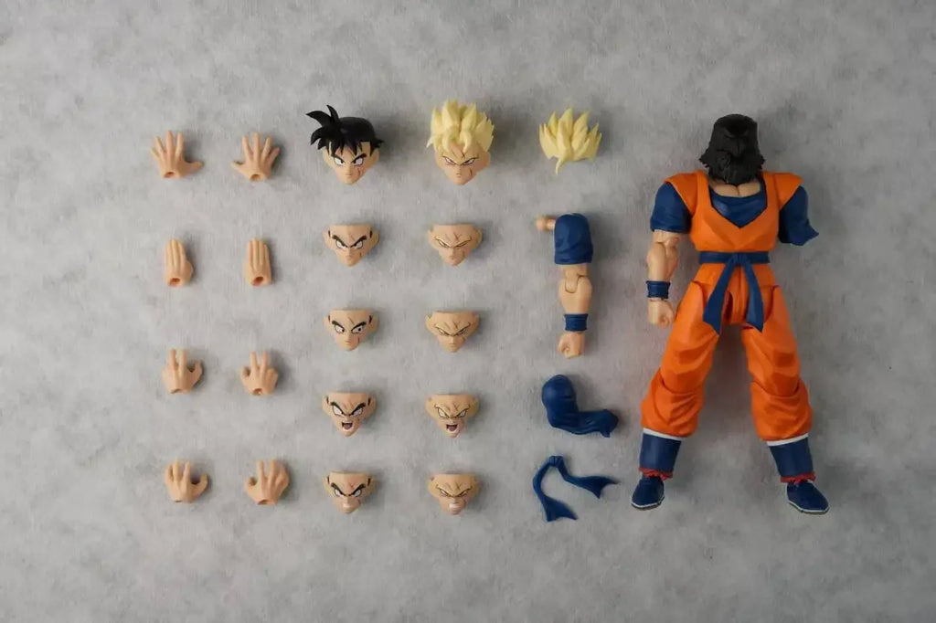 In Stock HM HA TOYS Dragon Ball HAZ001 Uper Saiya Ssj2 Son Gohan Heads SHF Anime Action Figures Collection Models Toys Gifts