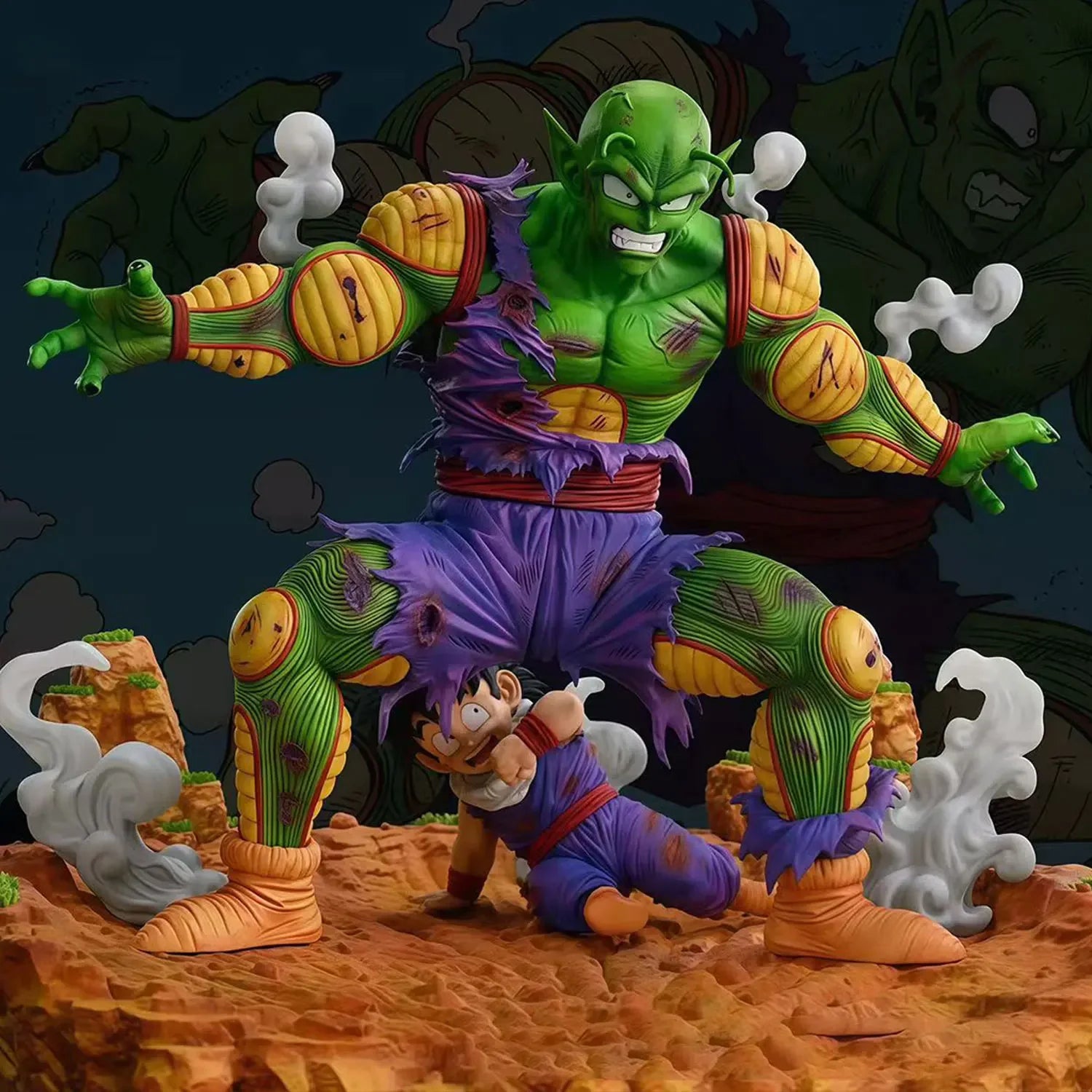 Anime Dragon Ball Z Piccolo Protect Gohan Figure Super Piccolo Figurine Action Figures Gk Statue Collection Model Toy Gifts