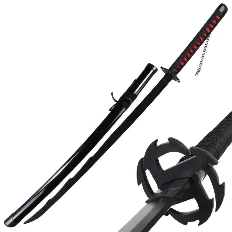 Wooden One Piece Katana Swords Real Size Japanese Anime Katana Sword Simulation Roronoa Zoro Cosplay Props Home Decorations