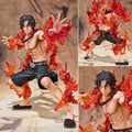 One Piece Portgas D Ace Battle Fire Action Figures Toys Japan Anime Collectible Figurines PVC Model Toy for Anime Lover Figurine