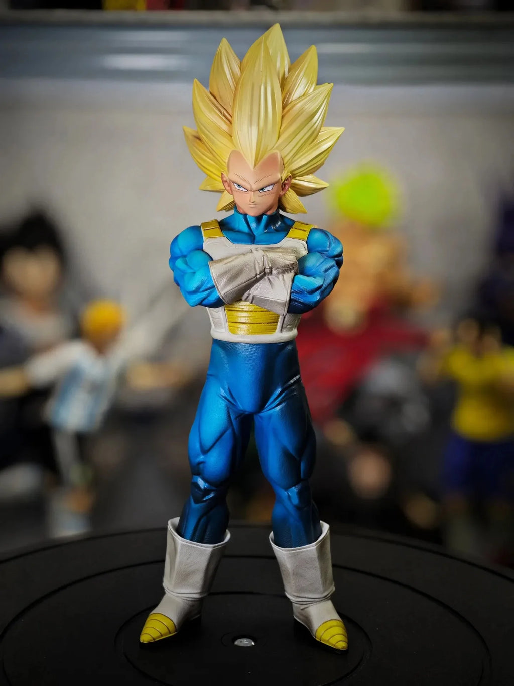 VF In stock 33cm Dragon Ball Z SSJ3 Vegeta Model Super Saiyan 3 Vegeta Action Figure Statue Collectible Model Toy Gift