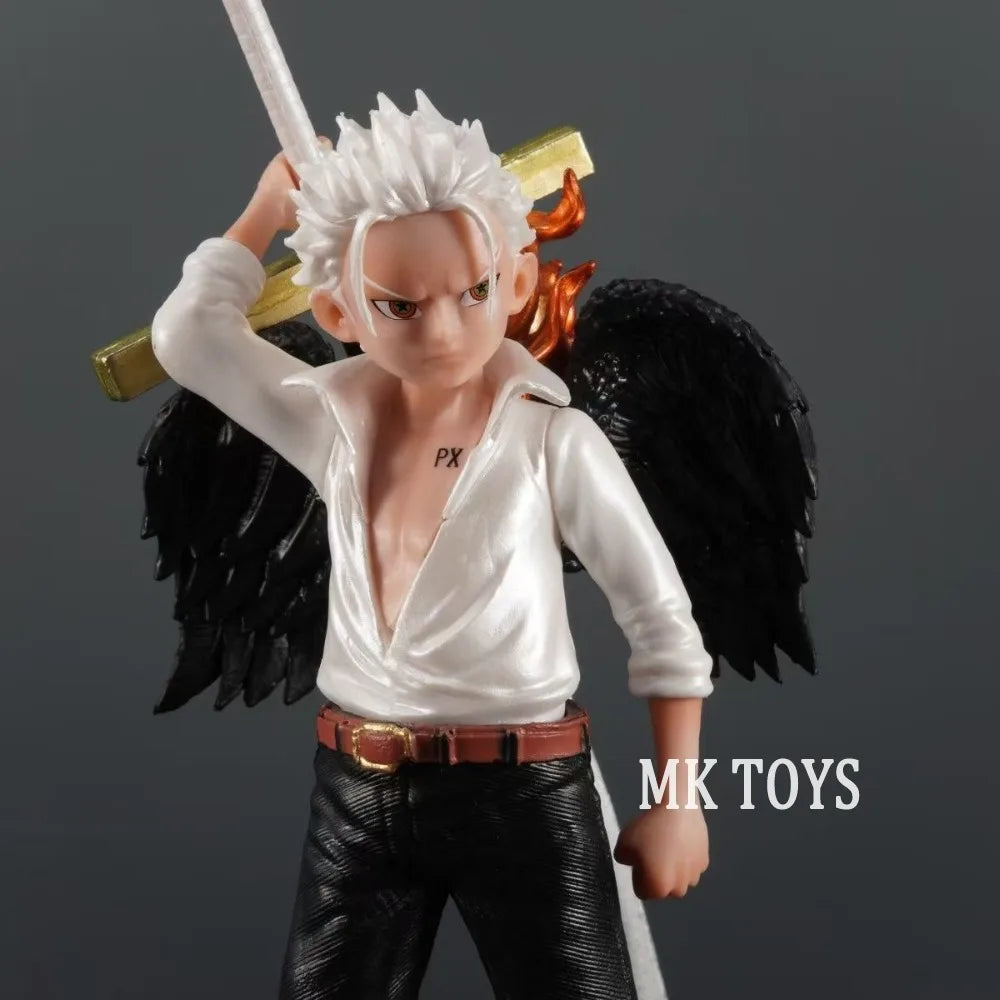 16cm Anime One Piece Figure Seraphim Dracule Mihawk Action Figures Pvc Statue Desktop Ornamen Collection Model Toys Gifts