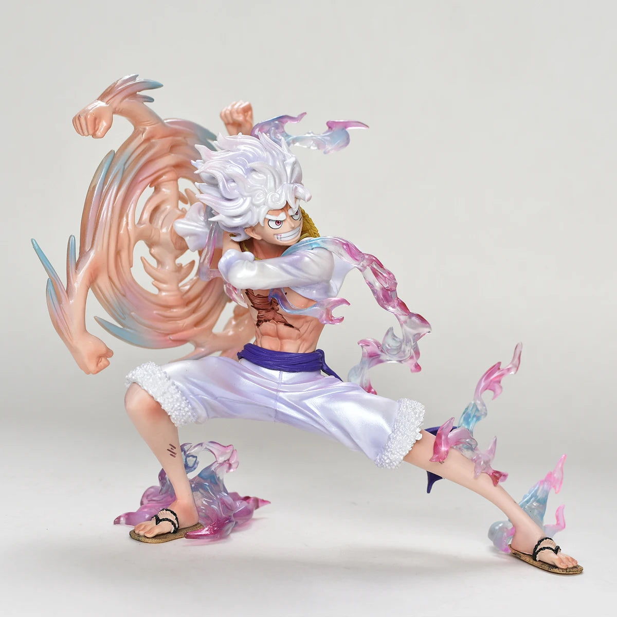 19cm/7.48in Anime One Piece Luffy Figure Gear 5 Luffy Action Figure Collection Model Toy Gift