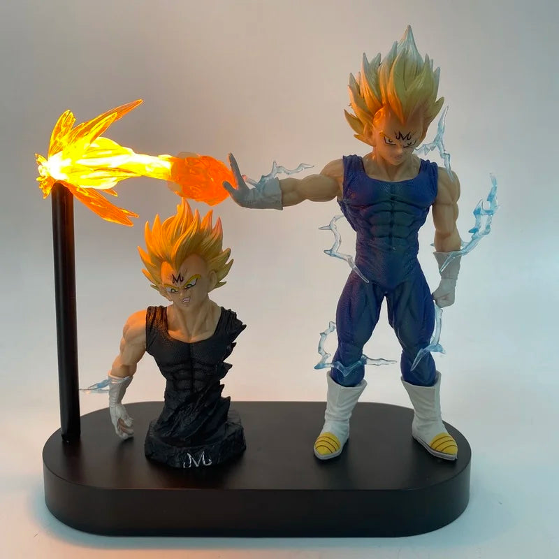 Anime Dragon Ball Super Saiyan Vegeta Hb Demonized Bust Figure Collectible Statue Model Resonance Series Shine Figure Toys Gifts