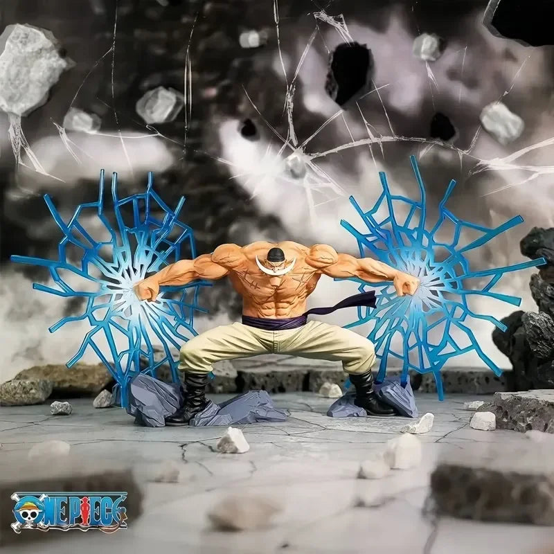One Piece Anime White Beard Figurine Premium Prize Summit War Scene Desk Ornament Anime Trendy Toy Birthday Gifts