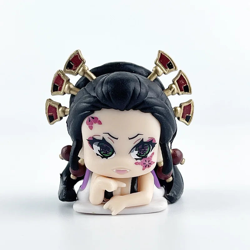 Demon Slayer Cosplay Action Figure Toy Collectible Yusa Tengen Secret Mission Paint Model Anime Game Toy Figure Collectible
