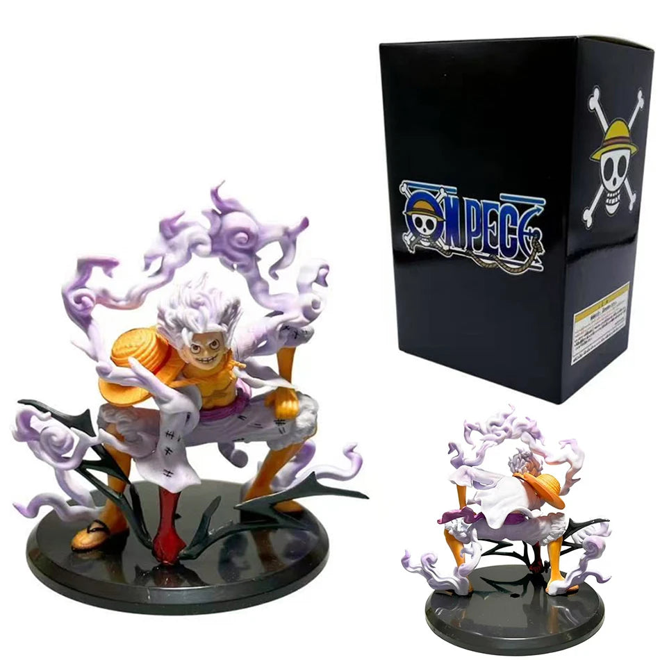 Sun God Fifth Gear Nika Luffy Figure Box Anime Peripheral Model Ornament Gift