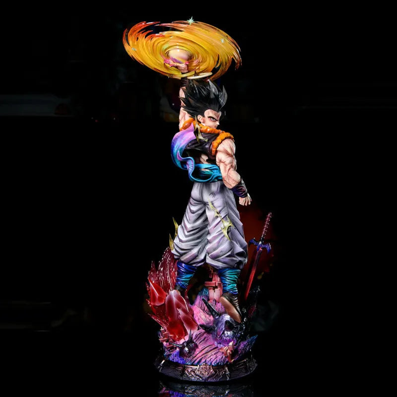 Jt Studio Dragon Ball 45cm Gogeta Statue - Cloudrise Version With Triple Interchangeable Heads Premium Gk Collectible Model Toys