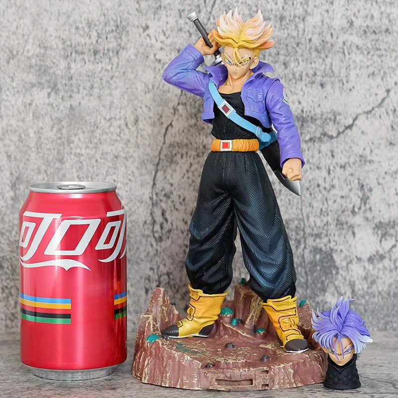23CM Dragon Ball Z Anime Figurine Trunks Figure Super Saiyan Trunks Pvc Model Statue Doll Collection Decoration Toys Gift