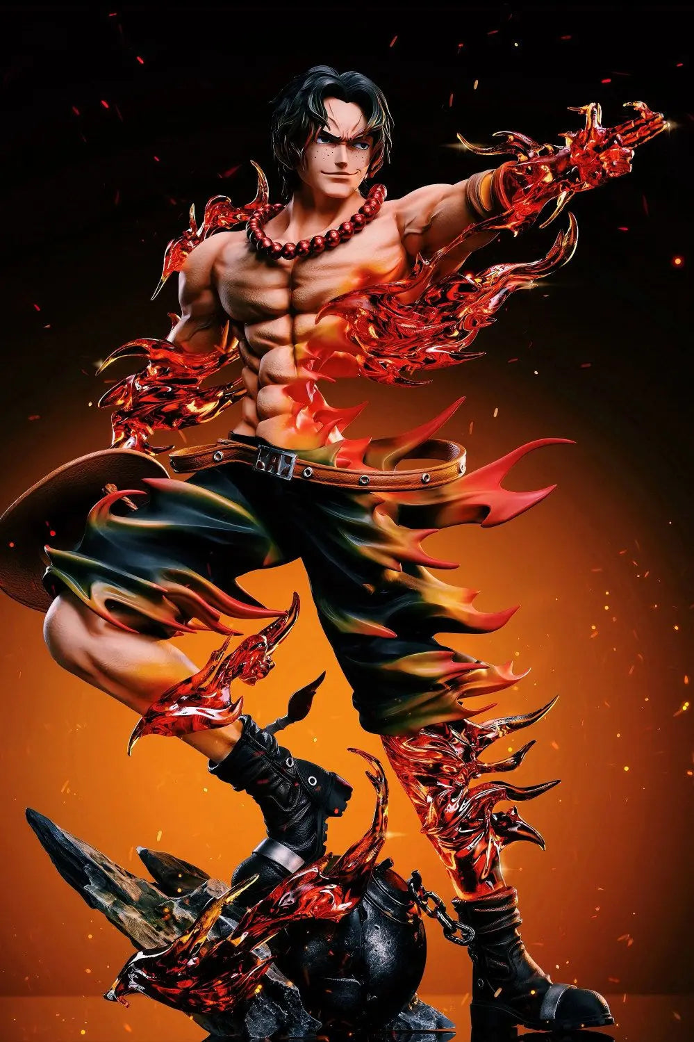2026 Ace Anime Figure Portgas·D· Ace Action Figurine Statue Pvc Gk Model Collection Doll Desk Decoration Toy Birthday Gifts
