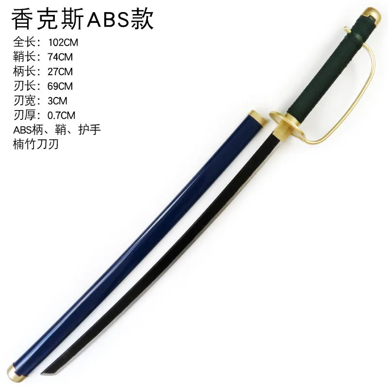 104cm Roronoa Zoro Sword Anime One Piece Cosplay Prop Knife Ninja Schwert Real Size Japanese Katana Original Samurai Sabre Toy