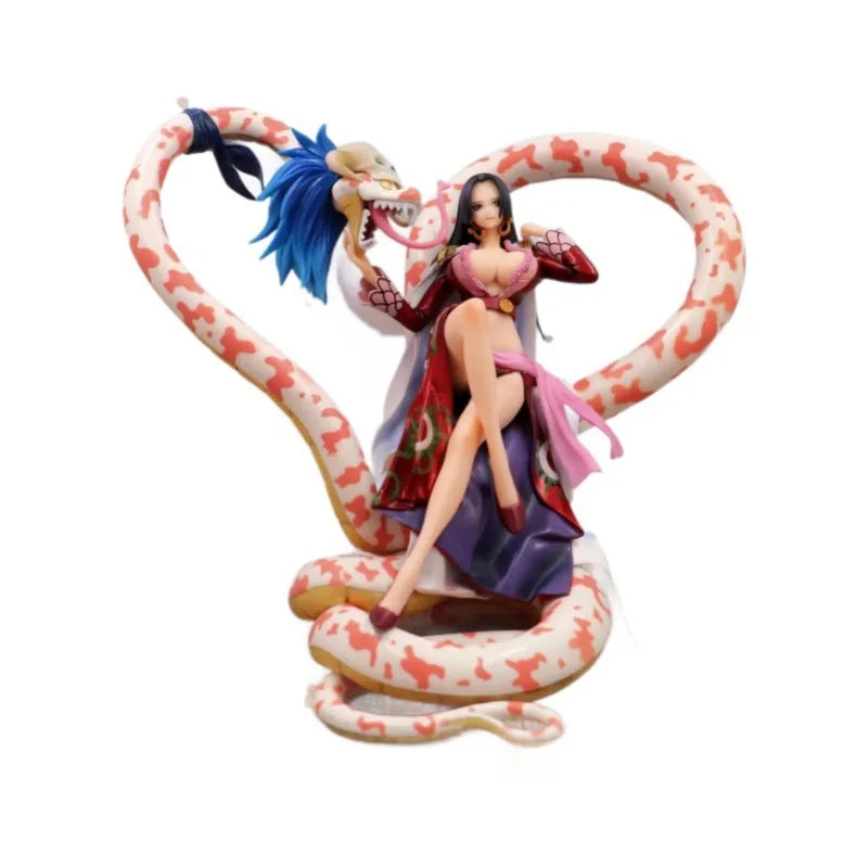 Anime Peripherals Figure Snake Form Boa Hancock Sitting Pose Model Ornament Anime Action Figure Collectible Toy Gift