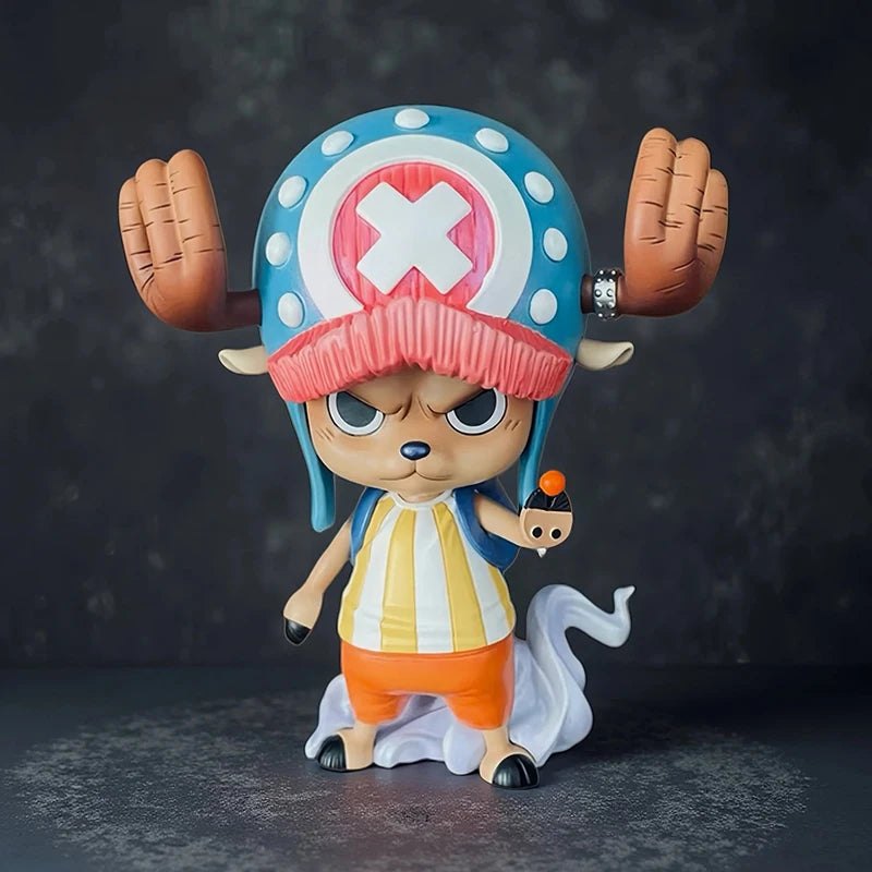 Hot In-Stock One Piece Anime Surrounding Cute Creative Q Version Table Set Up And Placed Two Years Later Little Joba Model Gift