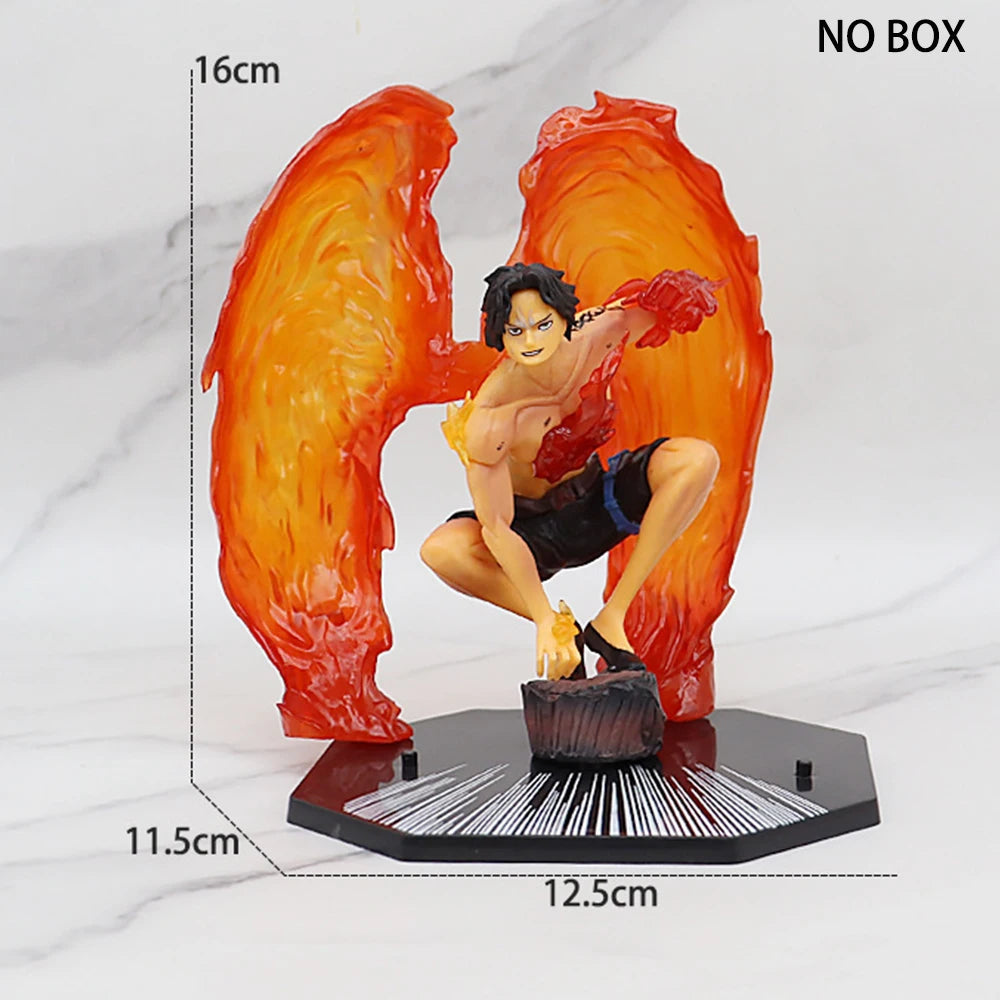 One Piece Anime Luffy Roronoa Zoro Figure Toy Sabo Portgas·D· Ace Vinsmoke Sanji Statue Action Model Dolls PVC Collection Gift
