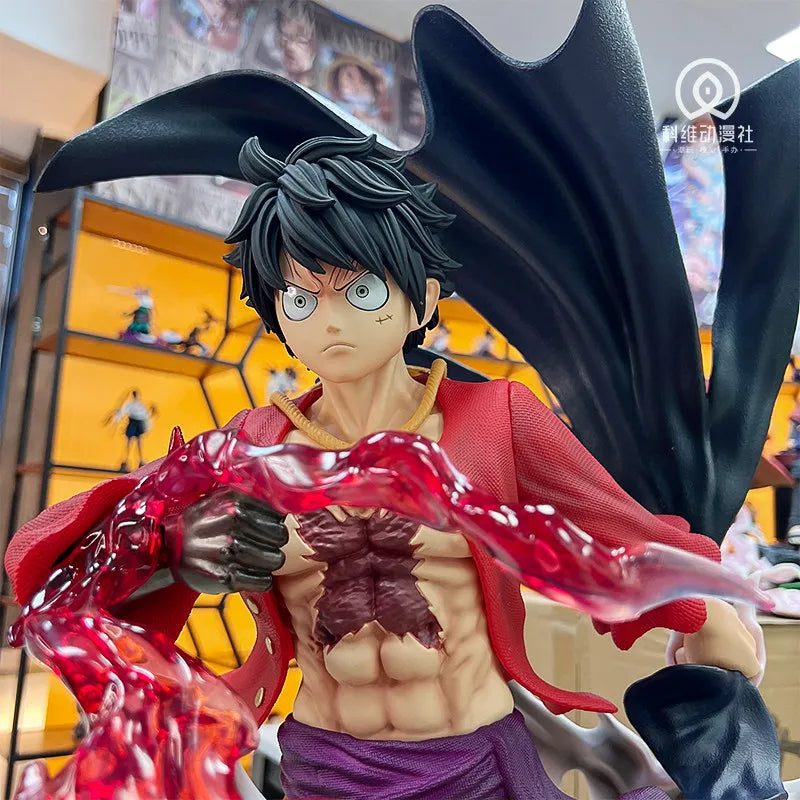 One Piece JT Studio Ghost Island Marching Luffy 70cm PVC Statue - Anime Collectible Figure Wano Arc Edition Gk Model