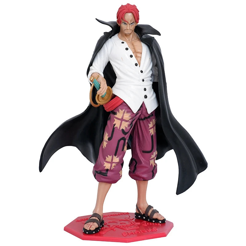 24.5cm/9.65in Anime ONE PIECE Figure Shanks Action Figures Pvc Statue Collection Model Toys Gifts
