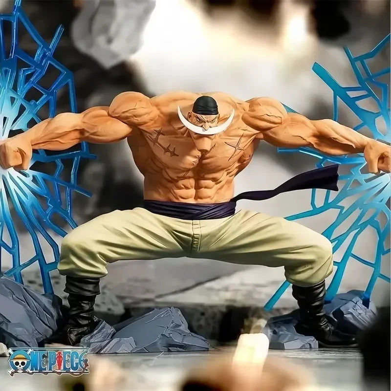 One Piece Anime White Beard Figurine Premium Prize Summit War Scene Desk Ornament Anime Trendy Toy Birthday Gifts