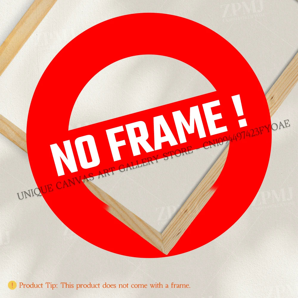 One Piece Frameless Canvas Paintings Anime Monkey D. Luffy Figures Home Decor Pictures Printed Poster For Living Room Wall Art
