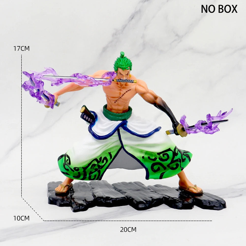 One Piece Anime Luffy Roronoa Zoro Figure Toy Sabo Portgas·D· Ace Vinsmoke Sanji Statue Action Model Dolls PVC Collection Gift