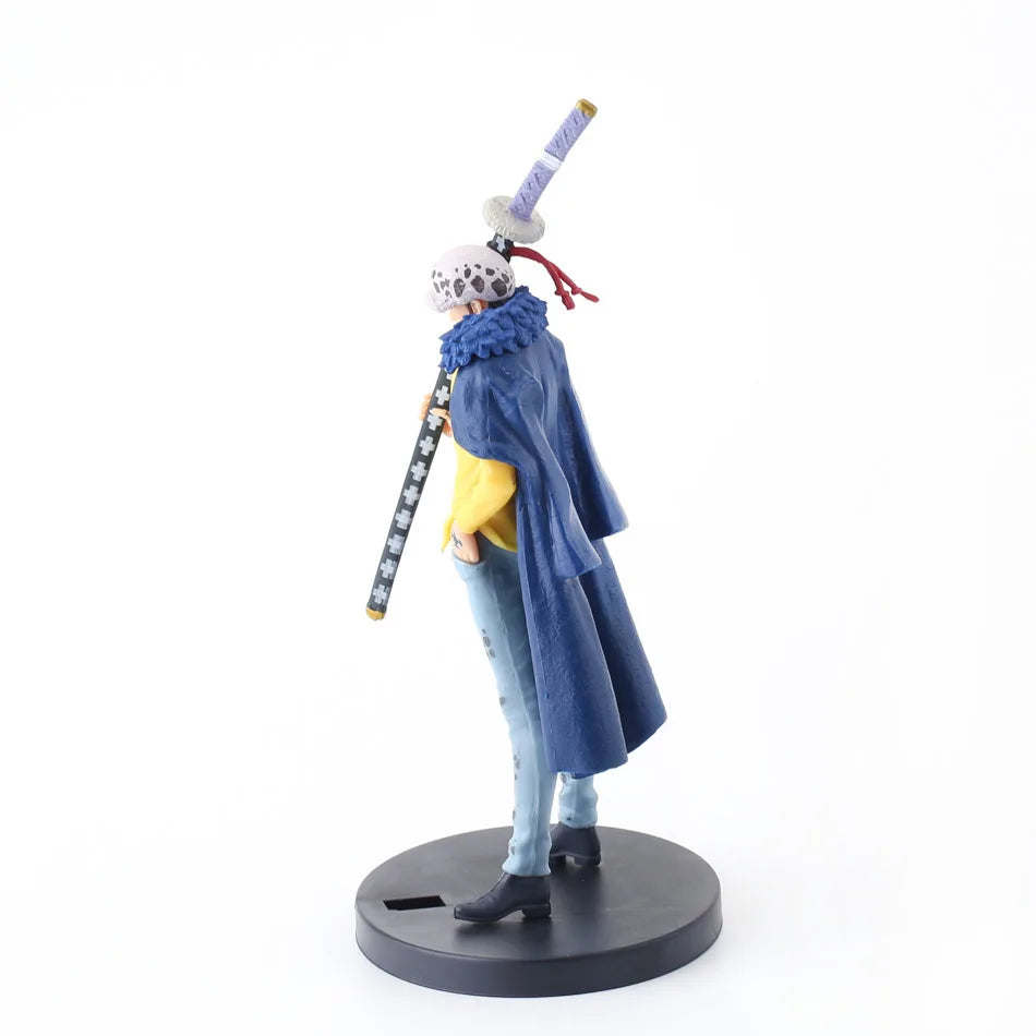 Hot Anime Figure One Piece DXF Wano Country Trafalgar Law PVC Collection Model Dolls Toy For Gift 18cm