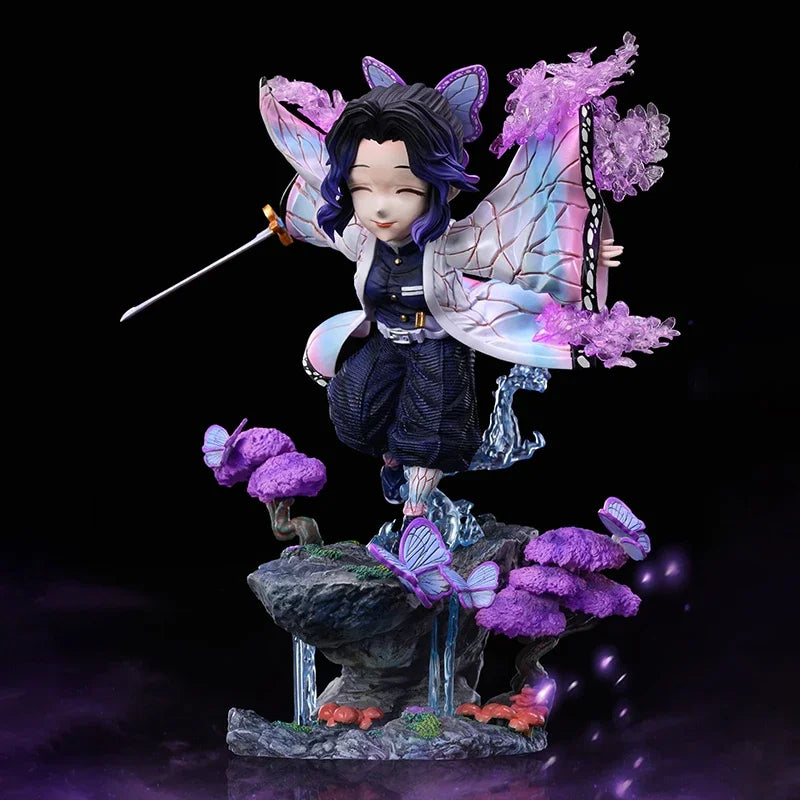 Ghost Killer Butterfly Ninjutsu G5 mini doll around the animation model box decoration Kochou Shinobu GK Limited Statue Figure