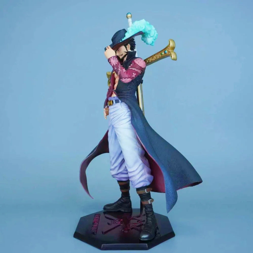 30cm/11.81in Anime One Piece Figure Dracule Mihawk Action Figures Pvc Statue Desktop Ornamen Collection Model Toys Gifts