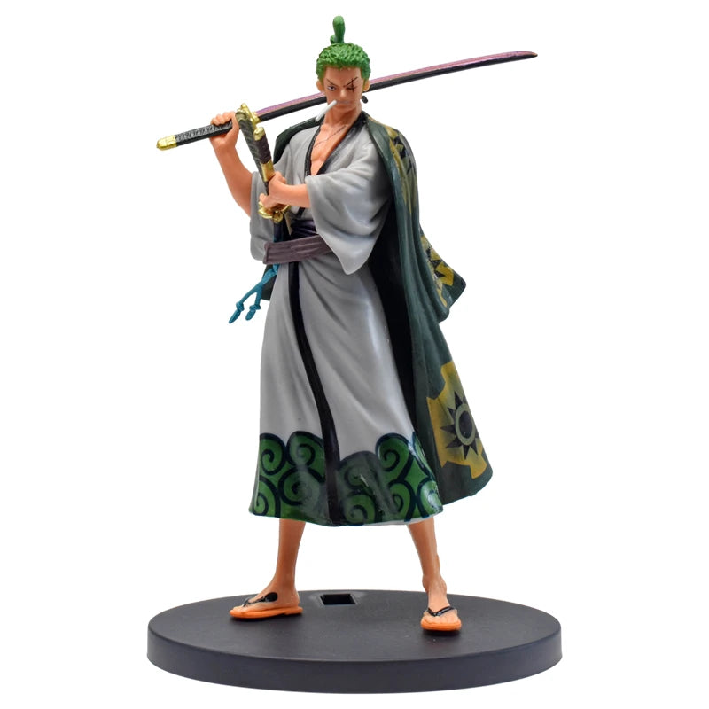 18CM One Piece Anime Figure Monkey D Luffy Zoro Chopper Nami Action Figurines PVC Collection Model Dolls Birthday Gifts For Kids