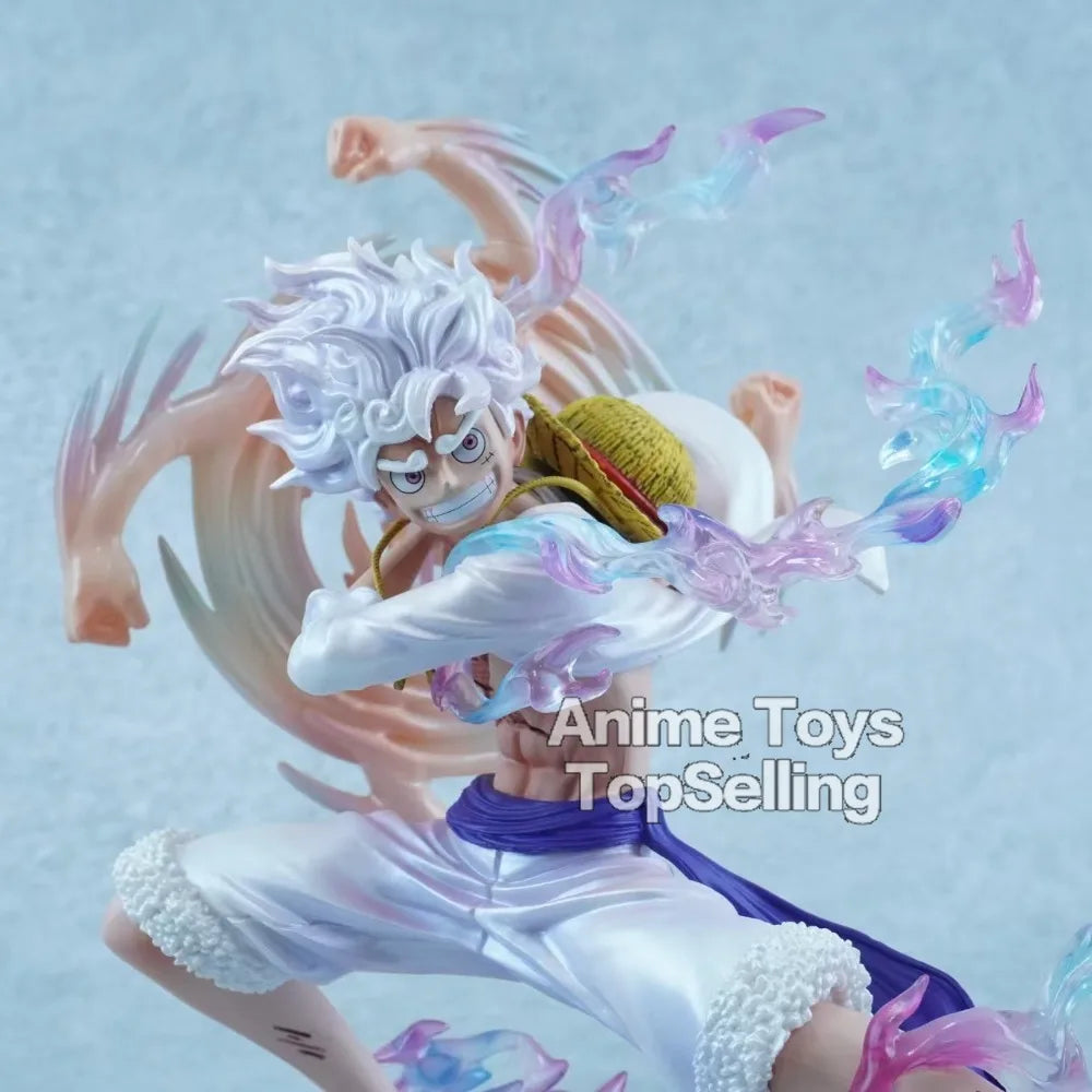 19cm/7.48in Anime One Piece Figure Nika Luffy Action Figures Luffy Arm can rotate Pvc Statue Collection Model Toys for Gifts