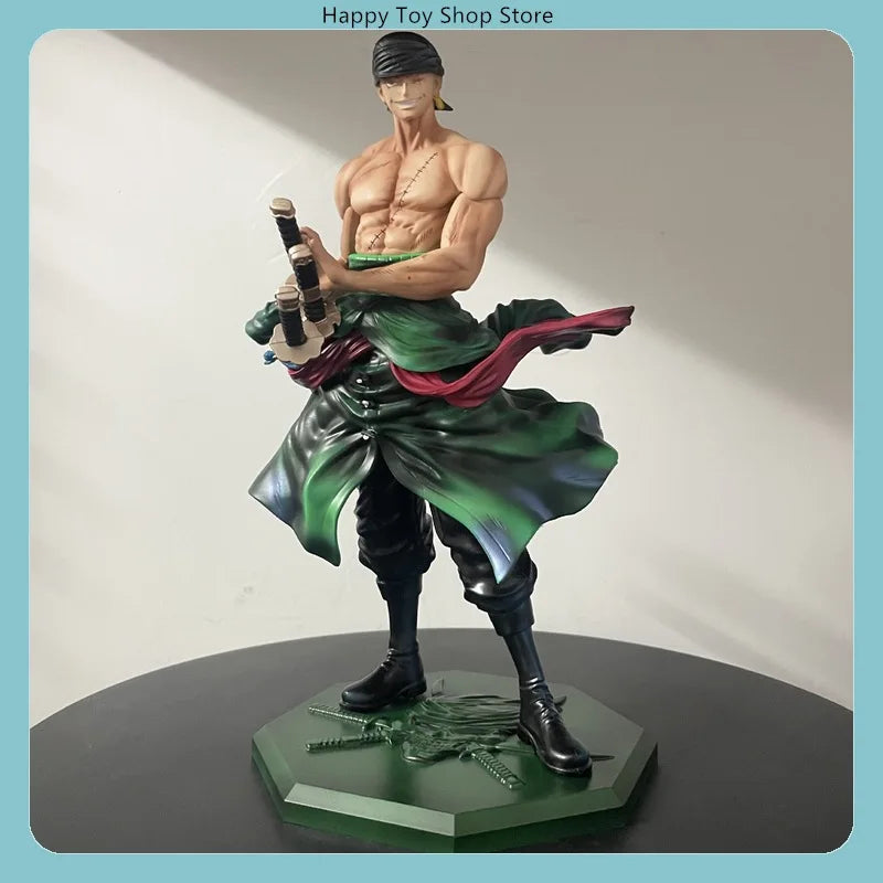 One Piece Roronoa Zoro Post Timeskip 27cm Standing Pose Anime Figure Statue Desktop Decoration Birthday Gift Collection