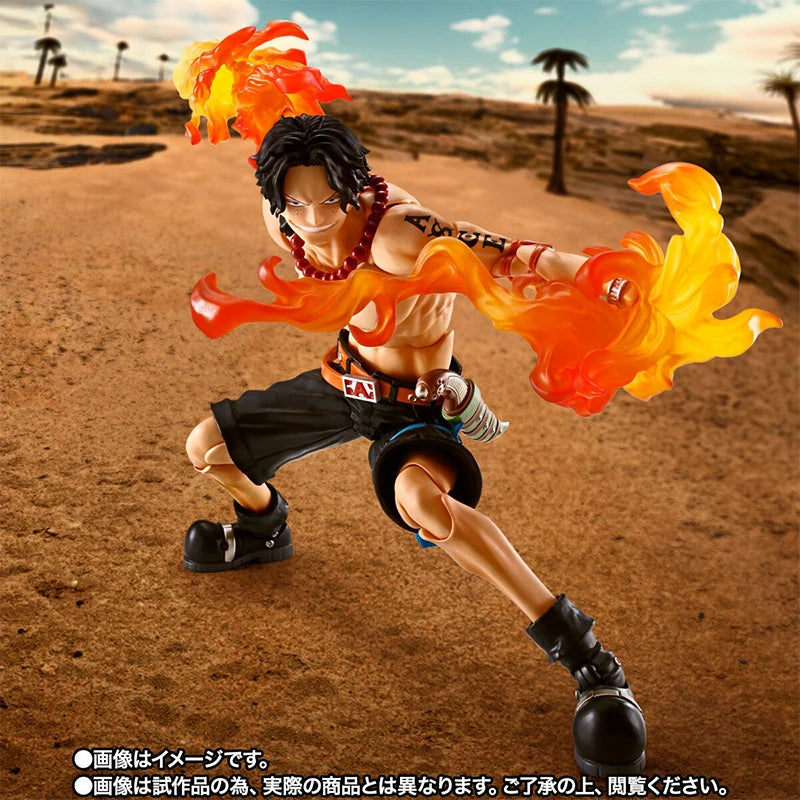 18CM Portgas D Ace Anime One Piece PVC KO Articulated Action Figure Desktop Decoration Ornament Model Kit Boy Trendy Toys Gifts