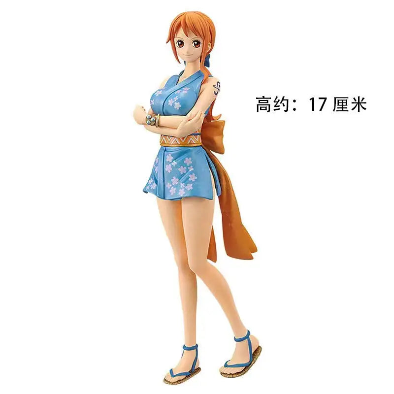 ONE PIECE Action Figure Ornament Doll 18cm Figure Standing Collection Ornament Toy Model Figurine Cake Doll Birthday Gift