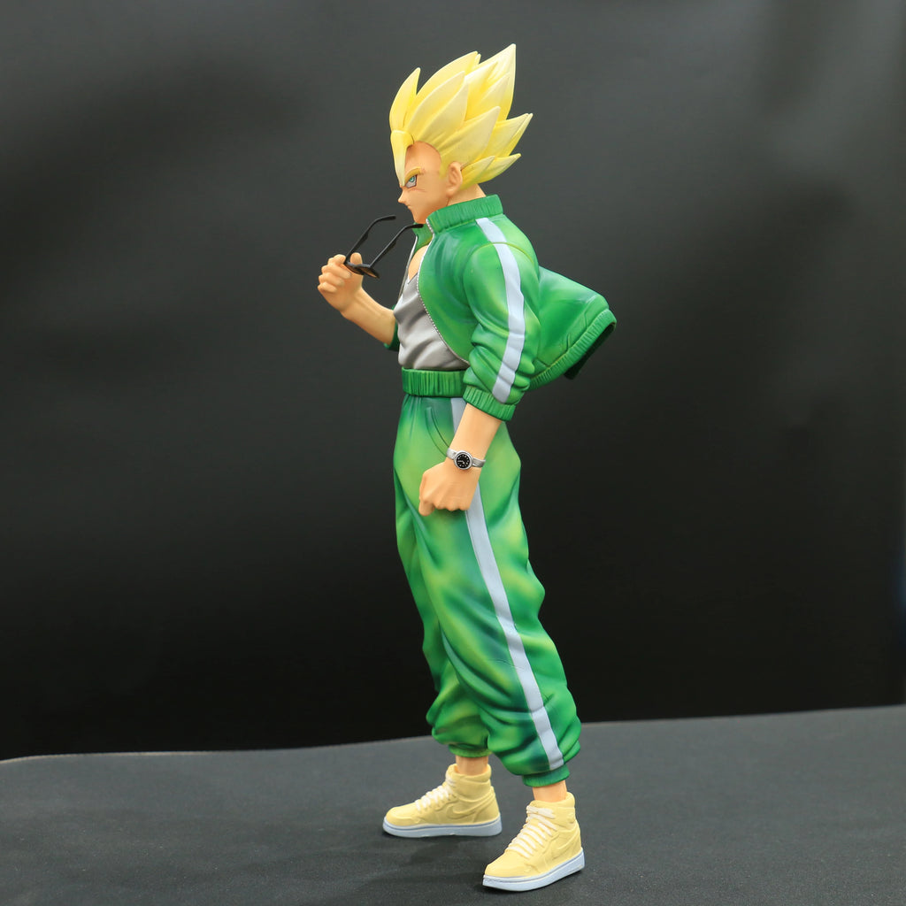 11.6in/29.5cm Statue Dragon Ball Z Son Gohan Figure High School Gohan Super Saiyan Action Figures Collection Model Toys Gifts