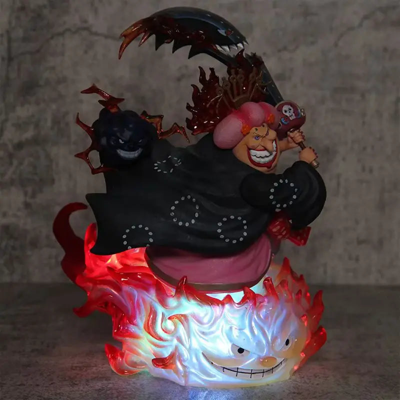 26cm ONE PIECE Four Emperor Big Mom Charlotte Linlin Anime Figure Figures Models Gk Statue Models Collectible Ornament Doll Toys