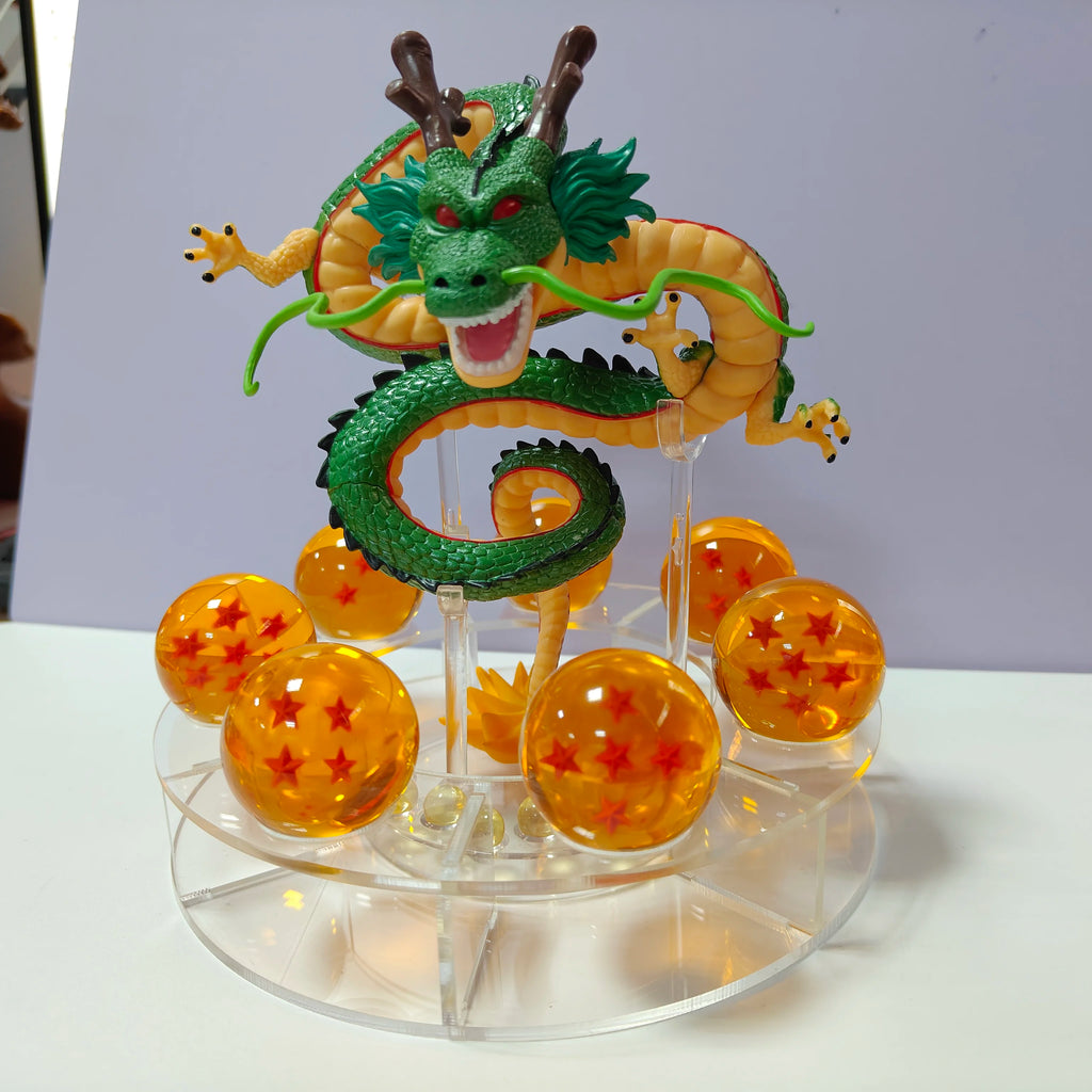 Dragon Ball Z Anime Shenlong Shenron DIY Crystal Ball 3.5cm Action Figure Toys Dragon Ball Super Model Figurine Toys For Gift