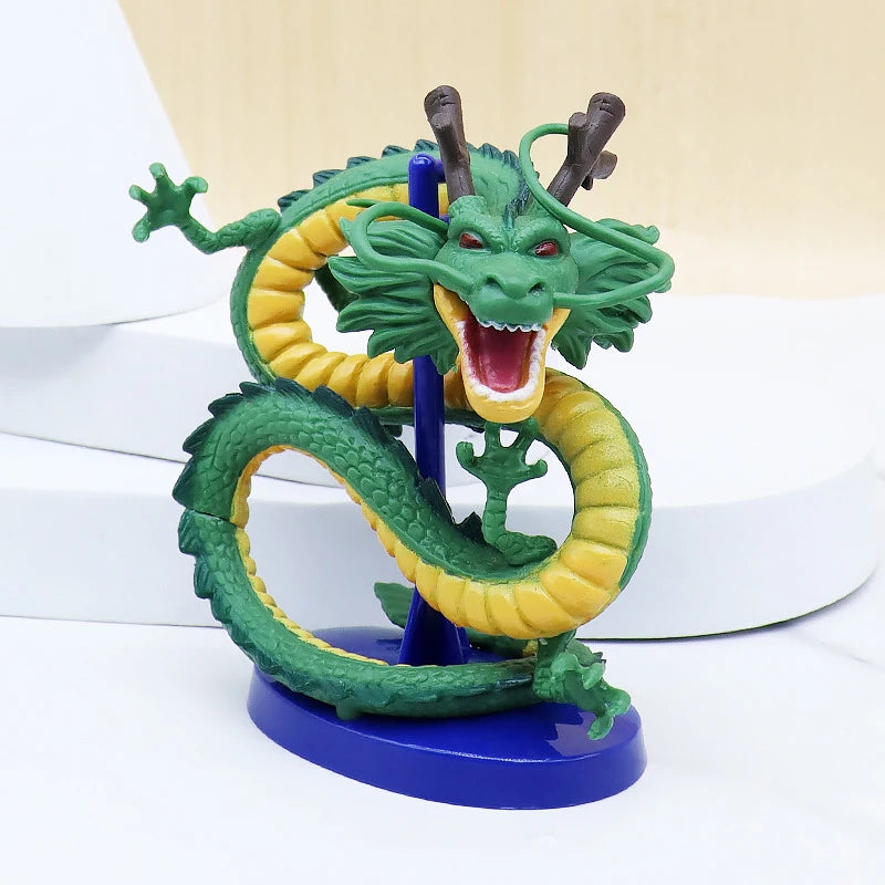 Dragon Ball Z Shenron Figure Toys DBZ Cartoon Son Goku Cyan Dragon Handmade PVC Figurine Anime Decoration Birthday Model Dolls