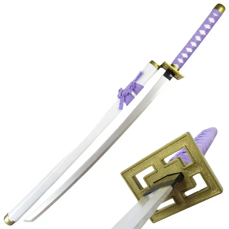Wooden One Piece Katana Swords Real Size Japanese Anime Katana Sword Simulation Roronoa Zoro Cosplay Props Home Decorations