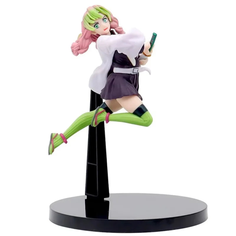 Anime Demon Slayer Kamado Tanjirou Zenitsu Figure Toys Kimetsu no Yaiba Nezuko Kamado Uzui Tengen PVC Figurine Model Dolls Gifts
