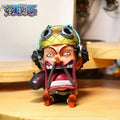 8-10cm Anime Figure One Piece Monkey D Luffy Roronoa Zoro Kawaii Toys Q-Version Figural Nendoroid Car Decoration PVC Model Gift