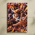 One Piece Frameless Canvas Paintings Anime Monkey D. Luffy Figures Home Decor Pictures Printed Poster For Living Room Wall Art