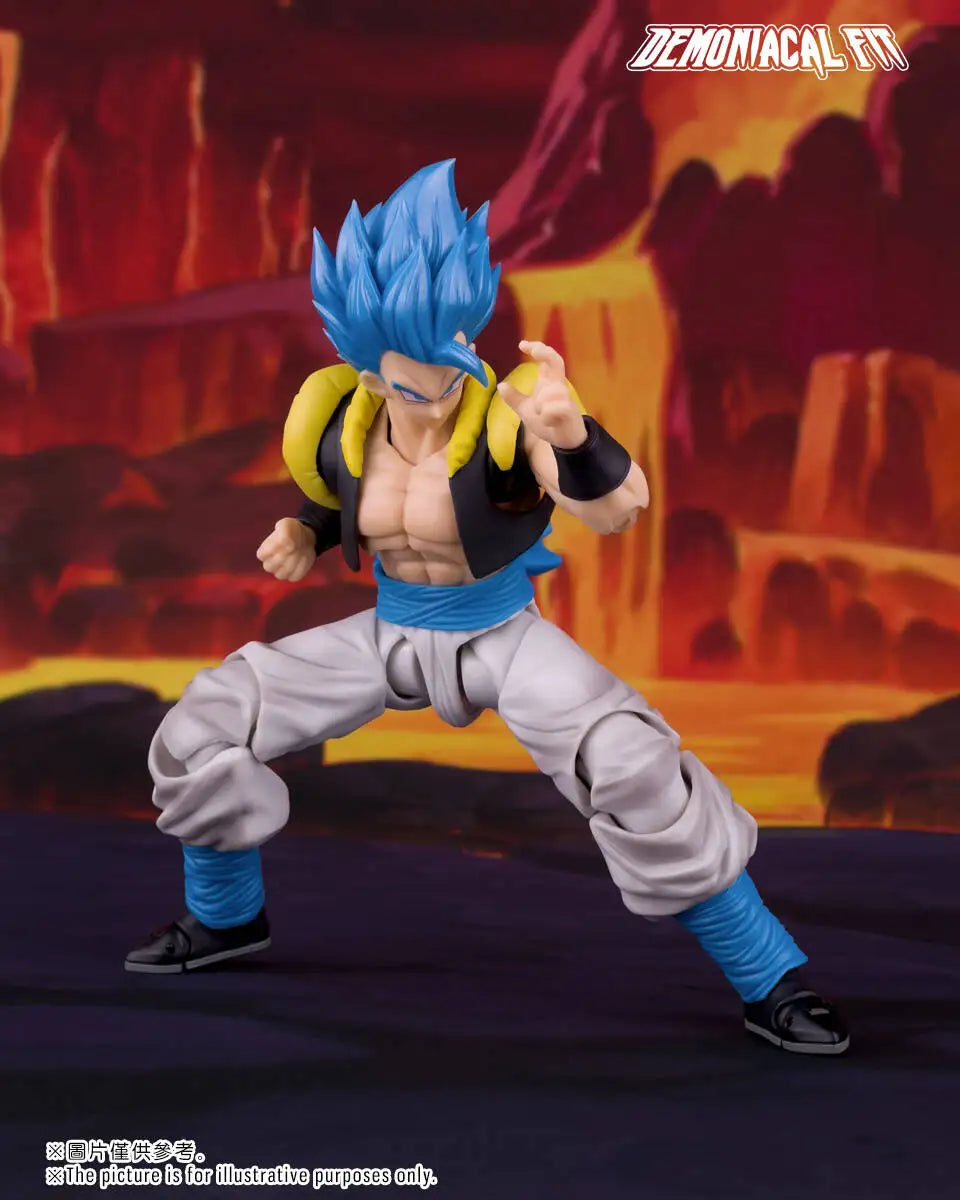 IN STOCK Demoniacal Fit Dragon Ball Z Gogeta Figure SHF Hero Waltz Gogeta The Supreme Dance Super Saiyan Trunks Action Toy Gift