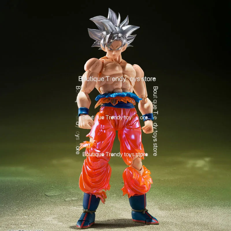 In Stock BANDAI Original S.H.Figuarts DRAGON BALL SON GOKU ULTRA LNSTINCL SHF Action Figure Model Gift for Kid