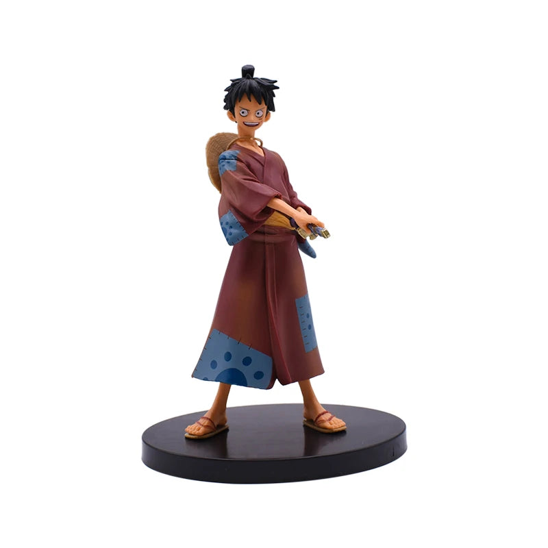 18CM One Piece Anime Figure Monkey D Luffy Zoro Chopper Nami Action Figurines PVC Collection Model Dolls Birthday Gifts For Kids