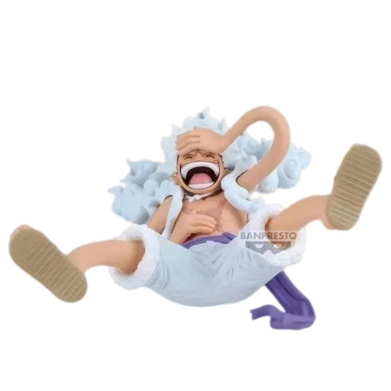 Original Bandai One Piece Banpresto KOA King of Artist Luffy Gear 5 Nika Form Anime PVC Figure Collectible Model Desk Decoration