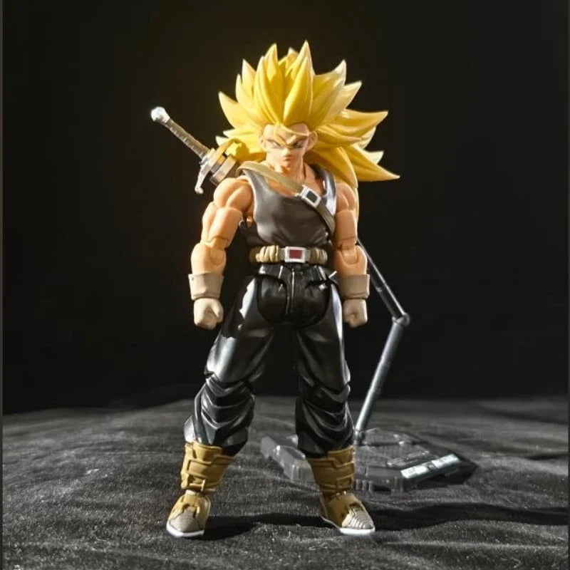 IN STOCK Toys SSS Studio Dragon Dbz S.H.F Figuarts SHF Dragon Son Trunks Ssj3 Super Saiyan 3 Anime Action Figure Toy Model Gifts