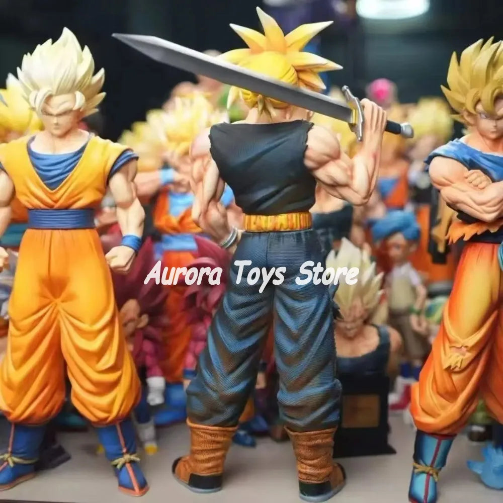 32.5cm/12.8in Anime Dragon Ball Z Figure DBZ Figurine Trunks Action Figures PVC Statue Collection Model Gifts Toys