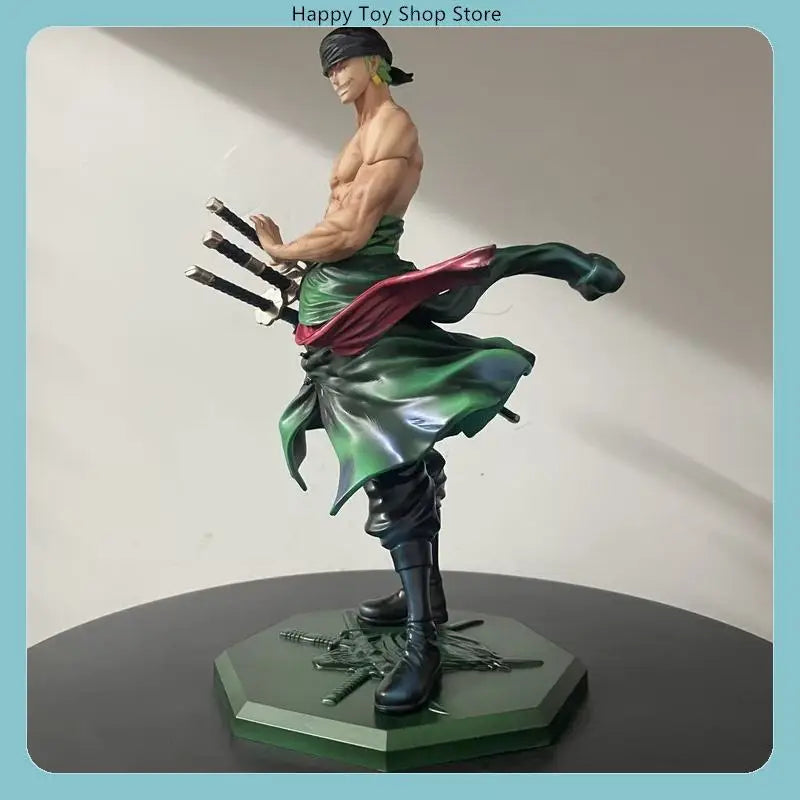 One Piece Roronoa Zoro Post Timeskip 27cm Standing Pose Anime Figure Statue Desktop Decoration Birthday Gift Collection