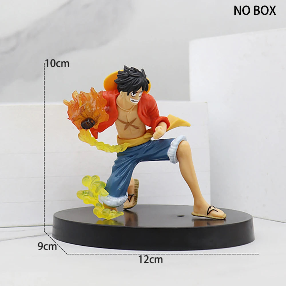 One Piece Anime Luffy Roronoa Zoro Figure Toy Sabo Portgas·D· Ace Vinsmoke Sanji Statue Action Model Dolls PVC Collection Gift